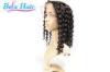 Grade 7A Deep Curl Human Hair Full Lace Wigs Natural Looking Wigs