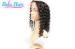 Grade 7A Deep Curl Human Hair Full Lace Wigs Natural Looking Wigs