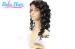 Women Custom Long Virgin Brazilian Hair Full Lace Wigs With 150% Density