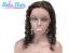 Black Women Red / Blue Human Hair Lace Front Wigs Without Tangle / Shedding