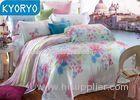 Full Queen Cotton Bedding Sets / Comfortable Breathable Floral Bedding Sets