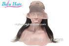Natural Black Straight Human Hair Lace Front Wigs With No Shedding