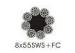 JIS / ASTM Standard lifting wire rope 8 x 55 SWS , Parallel Laid Rope