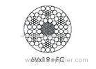 Mining Strand Steel 6 x 19 wire rope Flattend Triangular with more contact points