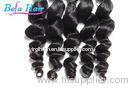 Grade 7A Natural Black Peruvian Loose Wave Virgin Hair Extensions 30 Inch