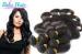 Deep Curly 24 Inch / 28 Inch Mongolian Hair Extensions Natural Black For Ladies