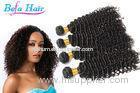 Two Tone / Colorful Ombre Deep Curl Mongolian Hair Extensions Virgin Remy Human Hair
