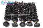 Professional 16 Inch Mixed / Two Tone Color Mongolian Hair Extensions Deep Wave
