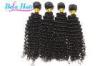 Wet And Wavy Brazilian Virgin Human Hair Kinky Curly Hair Weave 22 Inch