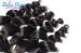 Natural Black 18 Or 20 Inch Hair Extensions , Unprocessed Loose Wave Hair Weave