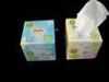 Eco Friendly Healthy 80 sheet Cube Box Facial Tissue , 18x20cm 14gsm