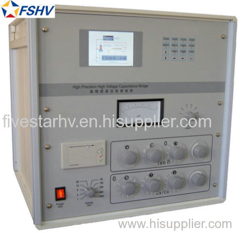 High precision capacitance and tan delta measuring bridge digital tester / Tan delta tester