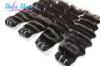 100% Real 36 Inch Long Highlighted Mongolian Hair Extensions Nature Wave