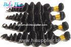 Fashionable 22 Inch Brazilian Loose Wave Hair Bundles With Double Layers