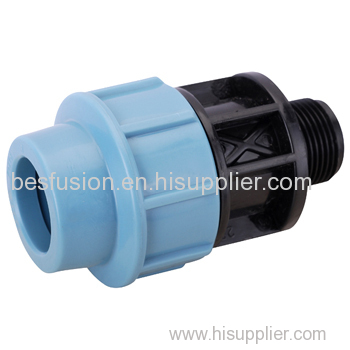 PP Compression Male Adapter