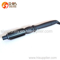 Instant heat protein professional handle can rotate brush iron best hair brush curling iron SY-919