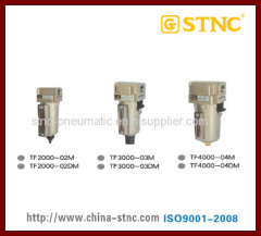 pneumatic air source treatment filter type