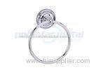 Zamak 4400 Series Bathroom Hardware Accessories Polished Chrome Towel Ring 6-1/4