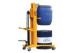 Heavy Duty Two Stage Pedaled Hydraulic Drum Dumper Truck , Lifting Height 1100mm