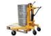 Manual Hand Hydraulic Drum Dumper For Transport With Braking Rear Castor