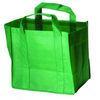 Custom Printed Carrier Bags Cotton Shopping Totes in Green , Purple , White