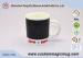 Black Coating Partial Color Changing Porcelain Custom Magic Mug 11 oz