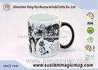 Ceramic Custom Magic Photo Mug with Handle , Heat Changing Photo Mugs