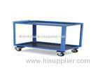 Universal 2 Shelf Trolley with Heavy 12 gauge Steel Deck Without Splinter or Warp