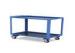 Universal 2 Shelf Trolley with Heavy 12 gauge Steel Deck Without Splinter or Warp