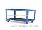 Universal 2 Shelf Trolley with Heavy 12 gauge Steel Deck Without Splinter or Warp