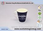 White Porcelain Color Changing Mug V Shaped Mug Company Promotional Giveaways