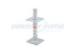 Galvanised Construction Hardware , Center Pin Stirrup Post Anchor 200mm Height