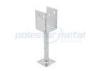 120 x 200mm Hot Dipped Galvanised Steel Full Stirrup Post Anchor For Wooden House