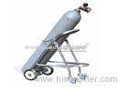 Stainless Steel Hand Truck Trolley for Transporting Oxygen and Acetylene Cylinder