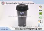 ODM Reusable Fasion Office Coffee Double Wall Plastic Cup With Silicone Lid