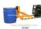 500kg to 2000kg Black - Grip Forklift Drum Lifter for Thin Walled Drums