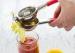 Professional 304 Stainless Steel Lemon Squeezer with Silicone Handle Lemon Juice Press