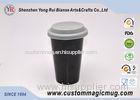 Black Starbucks Ceramic Travel Mug With Lid , Large Ceramic Coffee Mugs