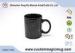 Black Star Signs Constellation Heat Sensitive Magic Mug , Straight Shape