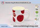 Pottery Souvenir Heat Sensitive Color Changing Mugs , Heat Change Mugs