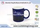 Temperature Colour Changing Ceramic Cup , Travel Blue Magic Mug 11oz
