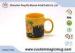 Novelty Heat Sensitive Color Changing Mugs , Thermochromic Coffee Mug