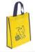 Colorful Yellow Cute Non Woven Shopping Bags with Heat Transfer Printing