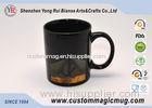 Ceramic Color Changing Coffee Mug , Black Magic Photo Mug 300ml/11oz