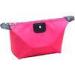 Plain Microfiber Womens Travel Cosmetic Bags and Cases , Rose / Yellow / Blue
