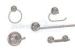 5 Pcs Polished Chrome Zamak Bathroom Hardware Brushed Nickel Bath Value Pack