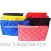 Personalized Small Polyester Zippered Cosmetic Bag , Red / Blue / Yellow / Black