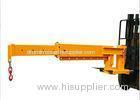 Horizontal Type Safe Forklift Truck Attachments , Dip - Angle Forklift Lifting Jib
