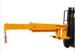 Horizontal Type Safe Forklift Truck Attachments , Dip - Angle Forklift Lifting Jib