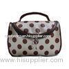 Custommizable Reusable Travel Cosmetic Bags And Cases with Dots Printed